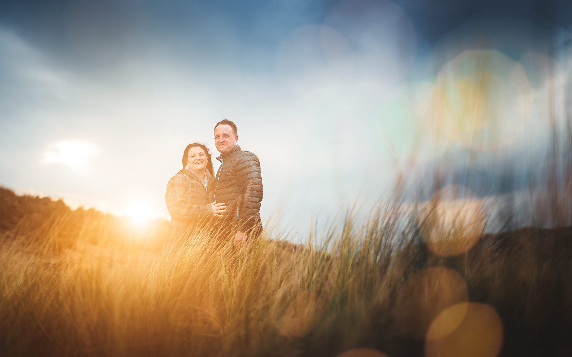 BEADNELL BAY ENGAGEMENT PHOTOGRAPHY