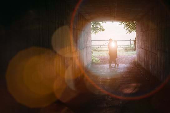Hardwick Hall Park engagement photography