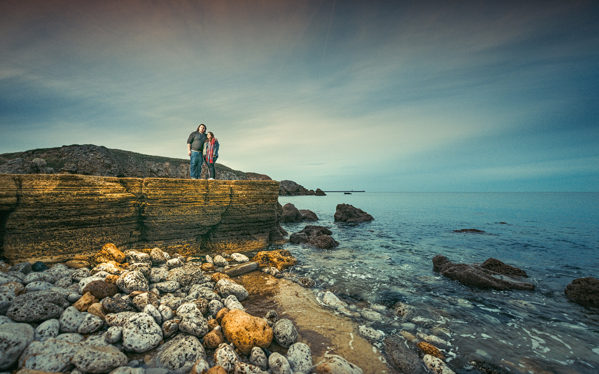 SOUTH SHIELDS ENGAGEMENT SHOOT WITH BECKEY & MATT