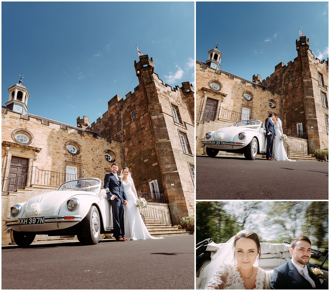 lumley castle summer wedding photography 0045