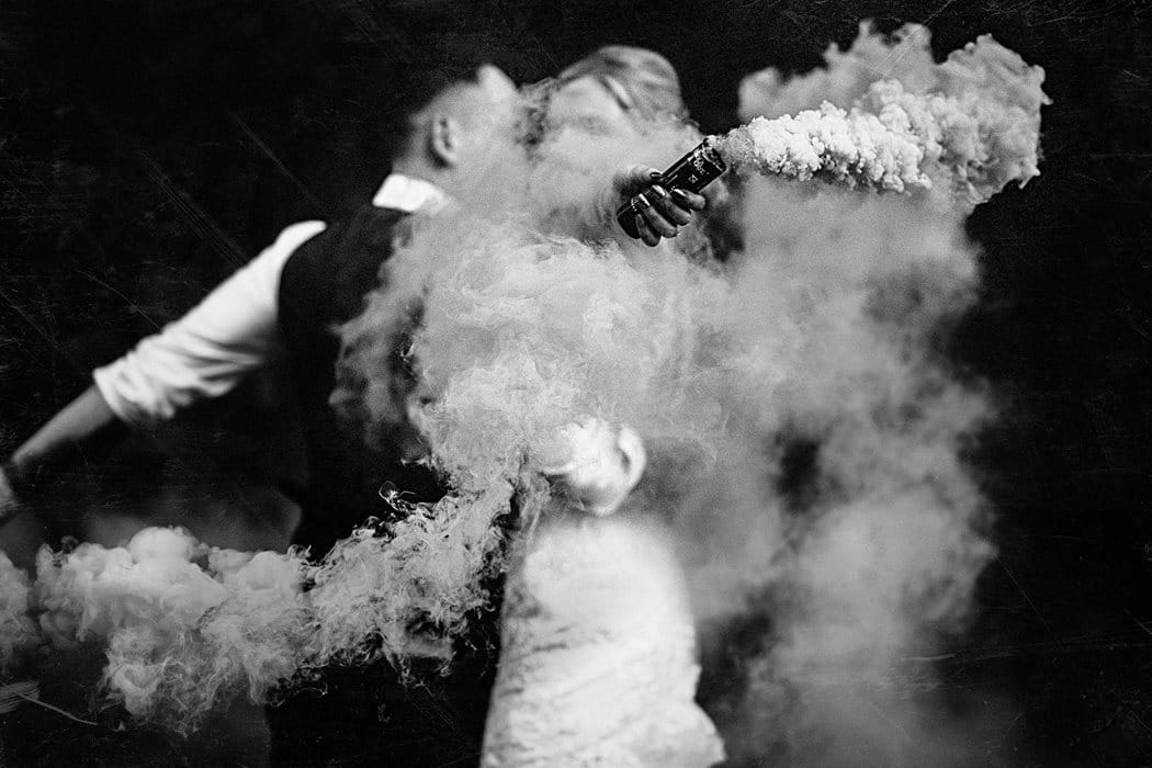 smoke black and white