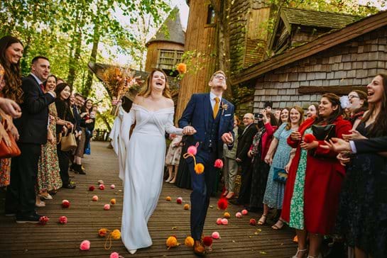 Alnwick Treehouse Wedding Photos