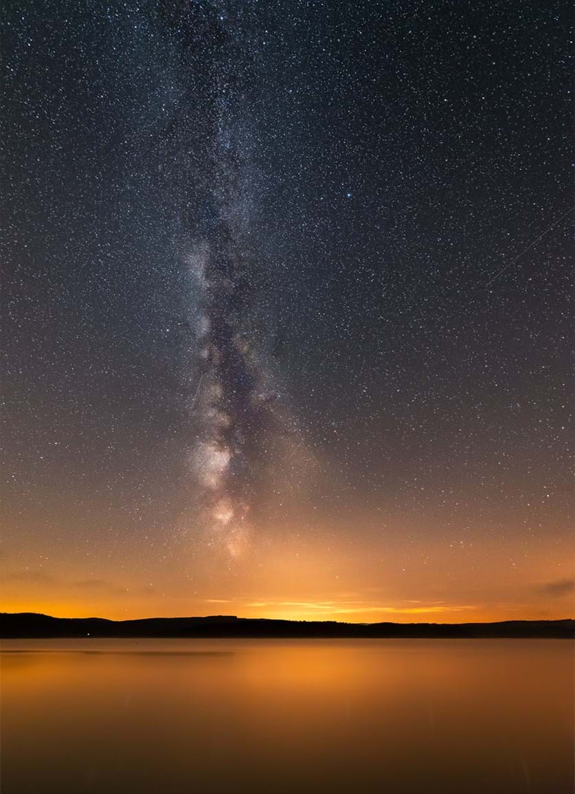 Milky Way over Kielder water