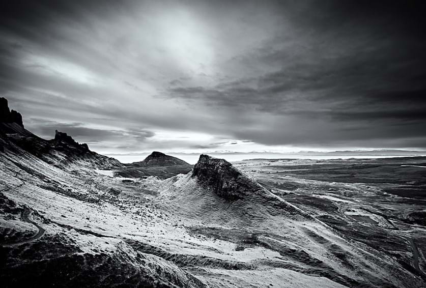 Black & White Trotternish - Isle of Skye